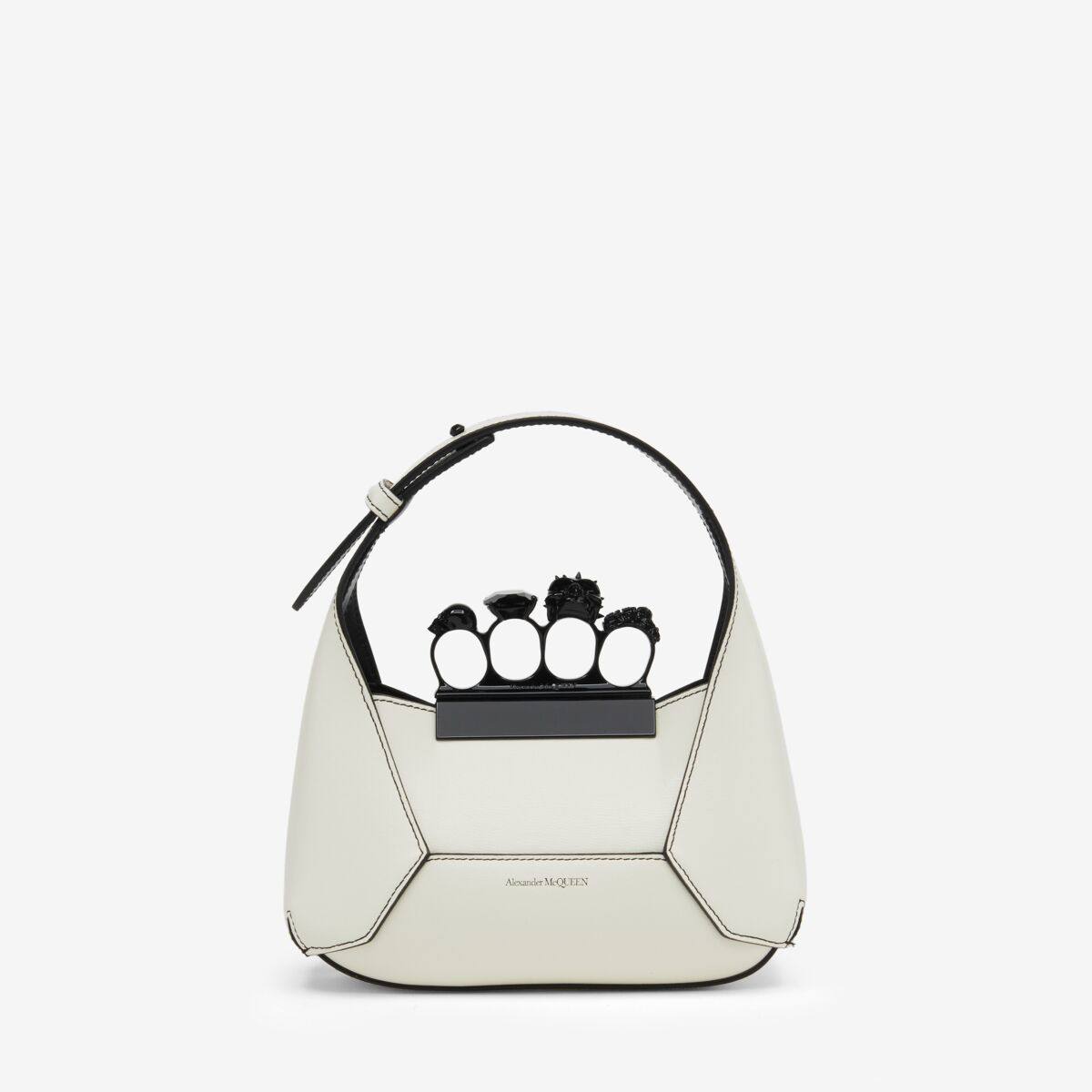 ALEXANDER MCQUEEN - The Jewelled Hobo Mini Bag - Item 731136DYTAV9210